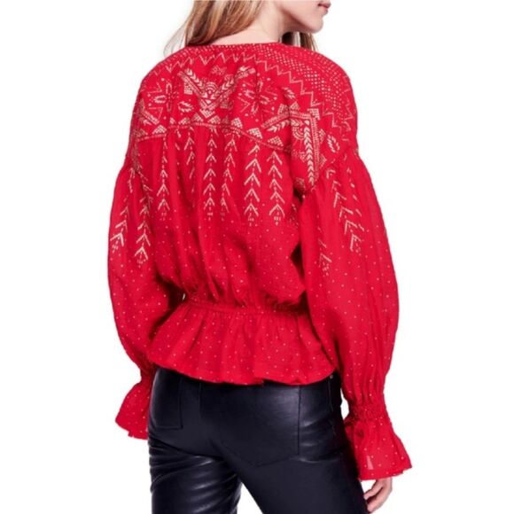 Free People Counting Stars Shirt Small NWT - Picture 3 of 9